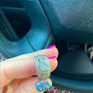 White Gold 3/4 carat Engagement Ring